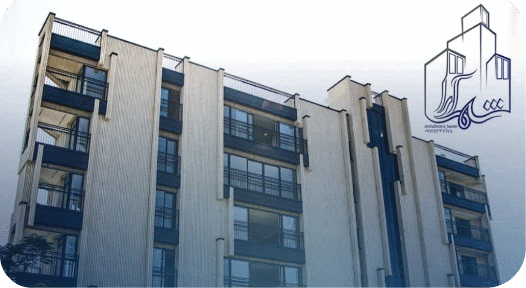 طراحی و اجرای نمای اداری کامپوزیت و فلاشینگ نما در اصفهان توسط شهرآرا تیم